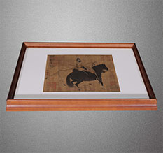 上街书画装裱配框服务案例